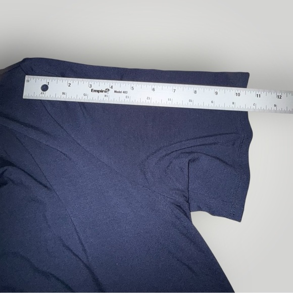 KAREN KANE V-Neck Fringe Dress - Navy Plus 1X - Picture 11 of 15